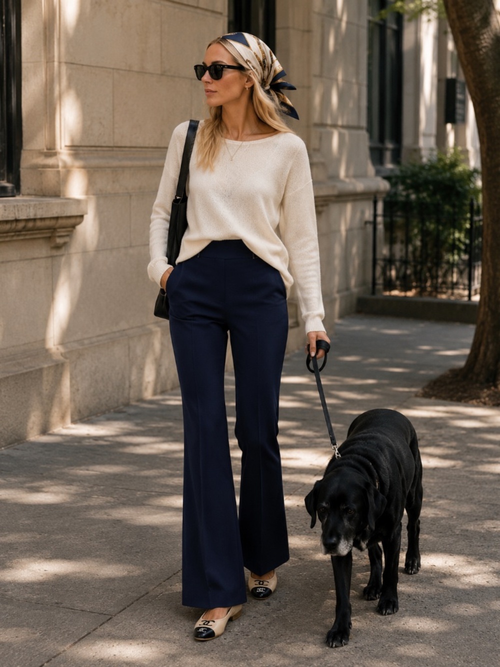 Theory Clean Flare Crepe Pant